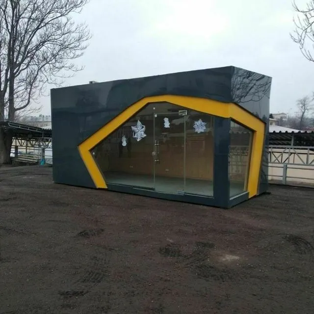 Мобильное помещение домики из контейнера разного вида — фото 1