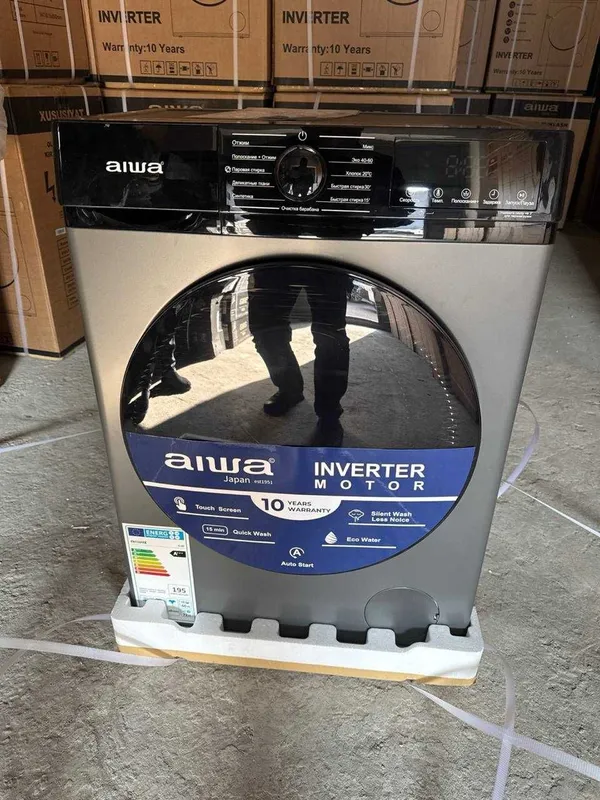 Стиральная машина Aiwa 10,8,6 кг инвертор матор пар склад — фото 4 Стиральная машина Aiwa 10,8,6 кг инвертор матор пар склад — фото 4
