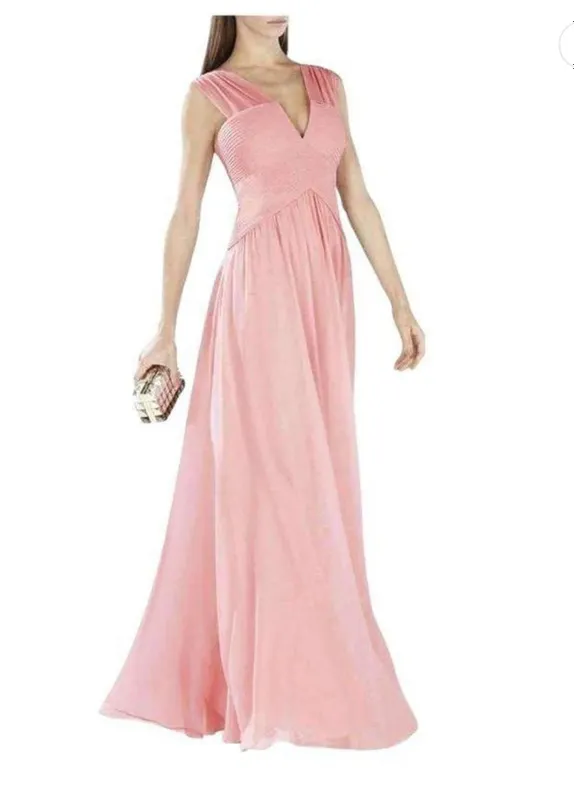 Платье шифоновое с корсетом Бренда BCBG