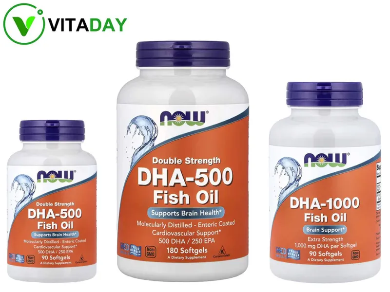 NOW Foods DHA-500 DHA-1000 omega