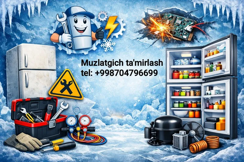 Muzlatgich ta'mirlash. Ремонт холодильников.Remont.