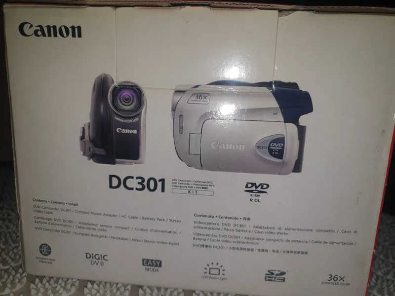 DVD камера CANON D301 почти не пользованная 3 DVD камера CANON D301 почти не пользованная 3