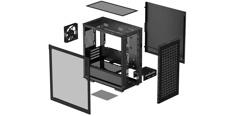 Deep Cool CH370 Black и DeepCool matrex 55 4