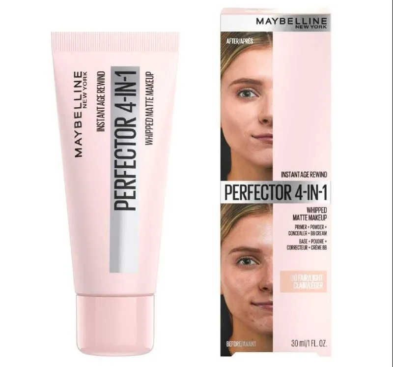 MAYBELLINE New York мультифункциональный тональный мусс 4-в-1 с матовым эффектом "Instant Perfector Matte"