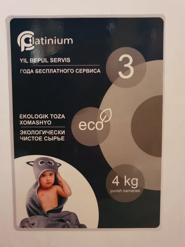 Platinium 4 kg 2 martta ishlatilgan 2