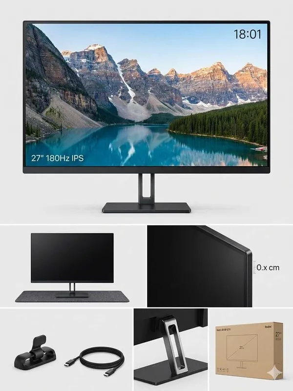 Игровой монитор Xiaomi Redmi Display X27G 180Hz IPS — фото 1