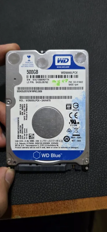 500 gb HDD 200 ming so'm