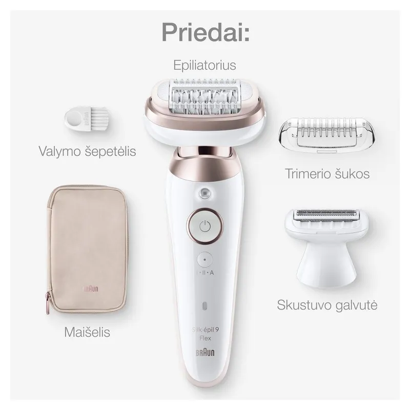 Епілятор Braun Silk-epil 9 Flex 9-030 3D 2 Епілятор Braun Silk-epil 9 Flex 9-030 3D 2
