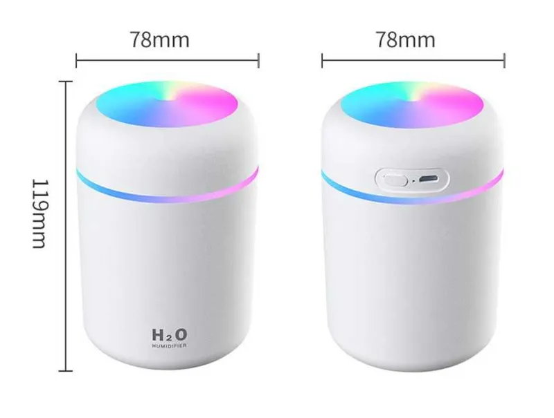 Увлажнитель воздуха H2O, компактный размер, RGB подсветка, бесшумный — фото 6 Увлажнитель воздуха H2O, компактный размер, RGB подсветка, бесшумный — фото 6