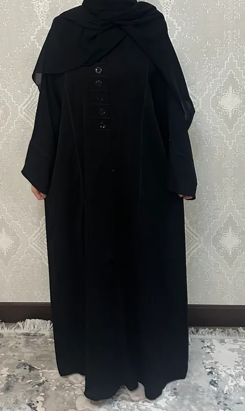 Saudiya Arabistonidan sharfli abaya, 42–44 turk o‘lchami 2