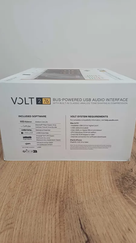 UNIVERSAL AUDIO Volt 276 USB Audio Interface — фото 3