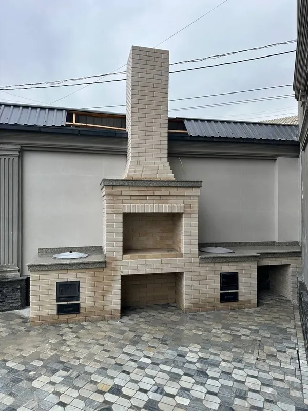 Barbekyu, kamin, ochoq, 4