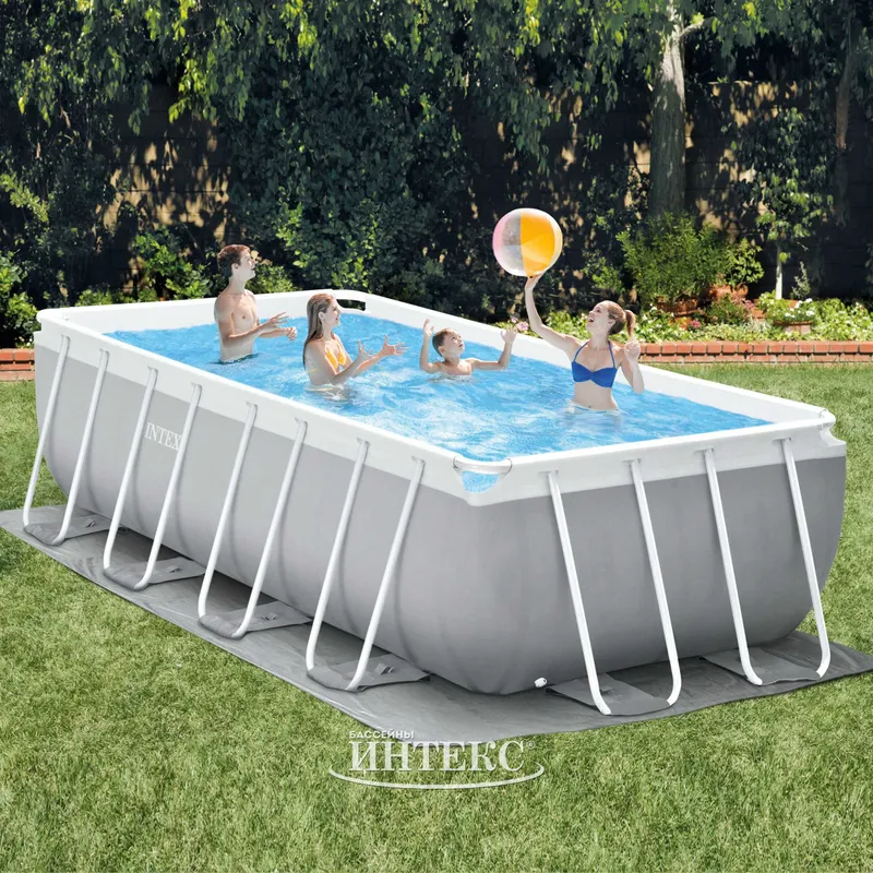Бассейн Intex 26792 с фильтром и насосом, 488 x 244 x 107 см 4 Бассейн Intex 26792 с фильтром и насосом, 488 x 244 x 107 см 4
