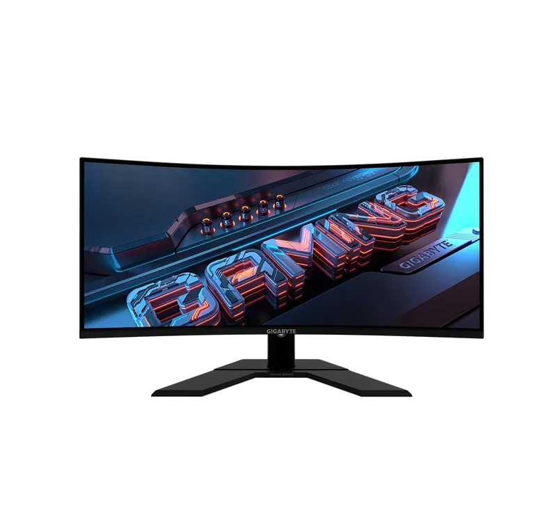 -Монитор Gigabyte - 34" GS34WQC Curved Gaming 180hz WQHD (3440 х 1440) 1