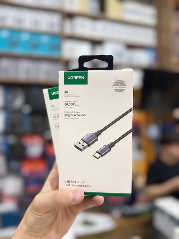 Качественный кабель Type-C to USB-A Ugreen 3A