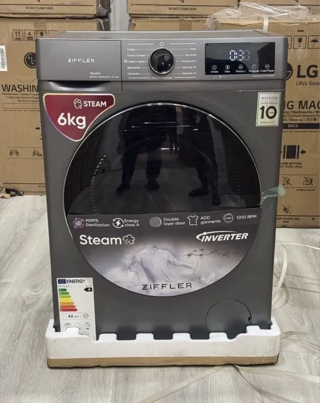 Турецская стиральная машина от фирмы 6 кг Ziffler kir moshina 8kg 2 Турецская стиральная машина от фирмы 6 кг Ziffler kir moshina 8kg 2