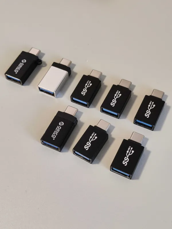 USB адаптеры, переходники Type C, MicroUSB MiniUSB USB-A, male, female