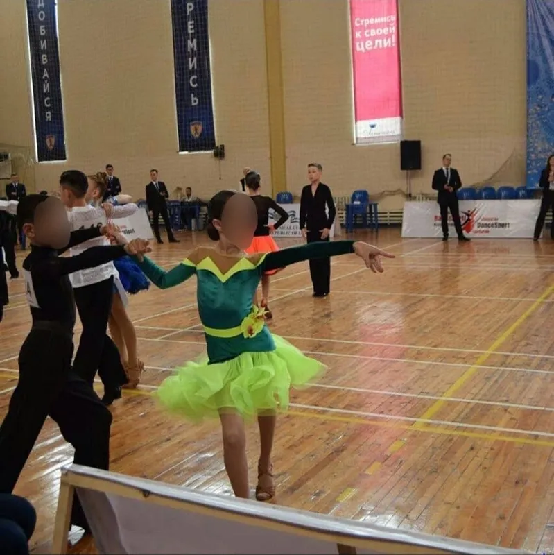 sport bal raqslari uchun ko‘ylak (Latina) 1