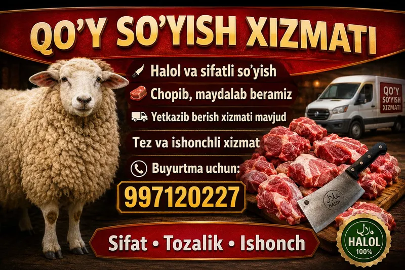 sifatli QASSOBLIK xizmati