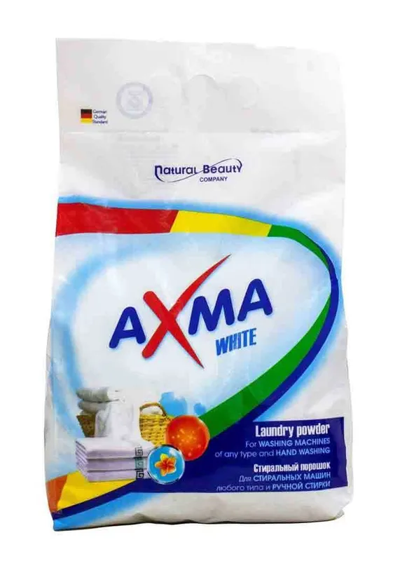 Порошок для стирки axma — для белого белья, 2 кг