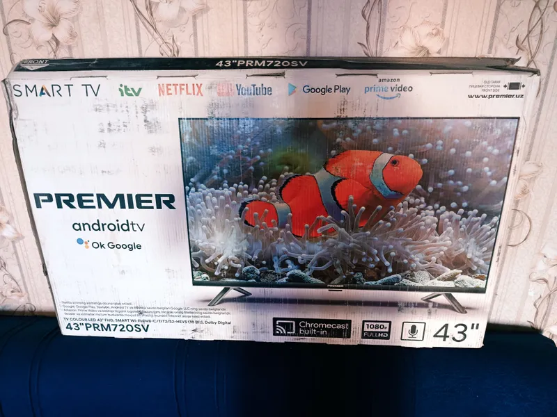 PREMER 43 LIK SMART TV EKRAN SINIB QOLGAN XOLOS — фото 3