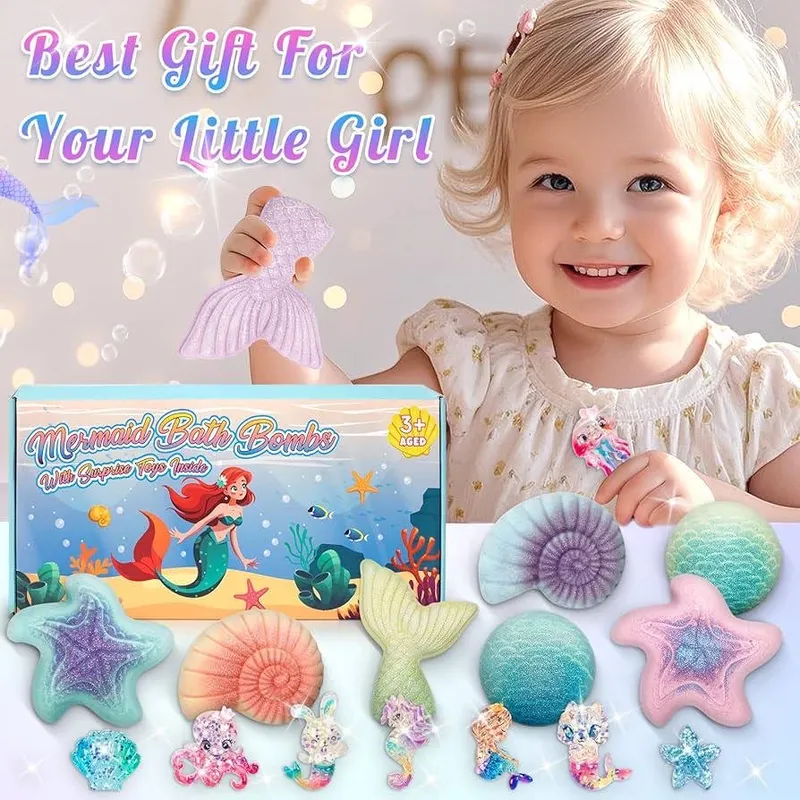 Mermaid bath bombs baby — фото 5