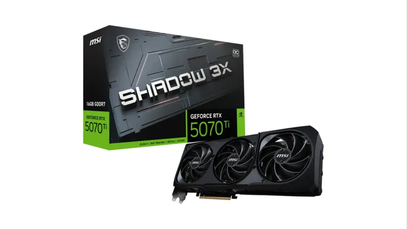 MSI GeForce RTX 5070 Ti 16G SHADOW 3X OC Openbox!