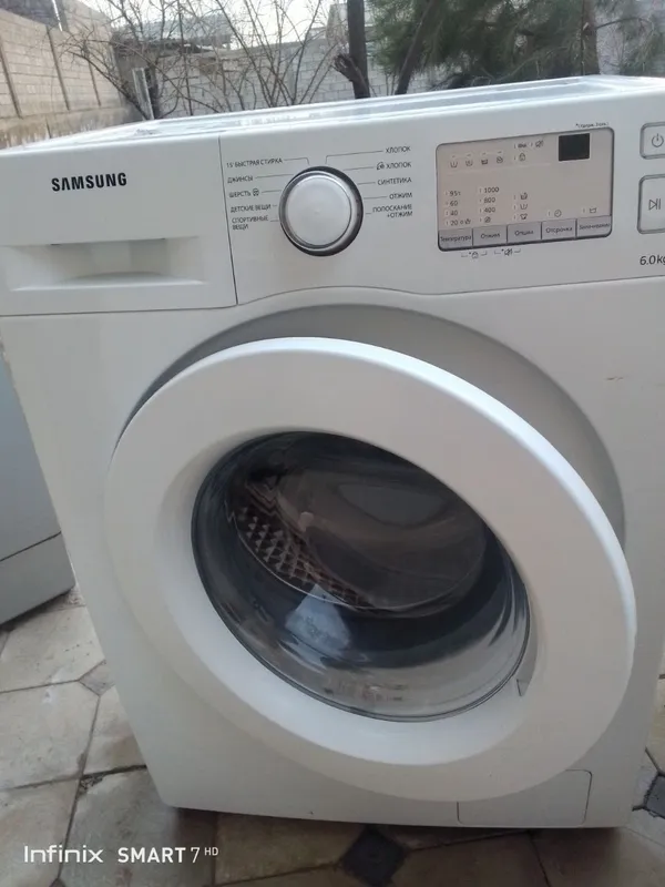 Samsung 6kg lik avtomat kirmoshina sotiladi — фото 2
