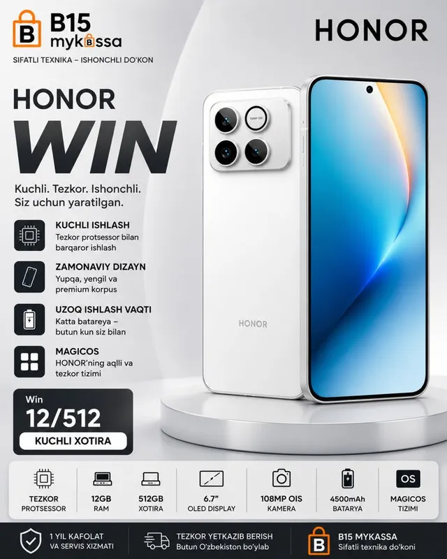 Honor Win 12/512GB •brand new