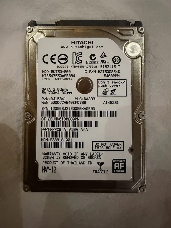 hitachi xotira 500gb hitachi xotira 500gb