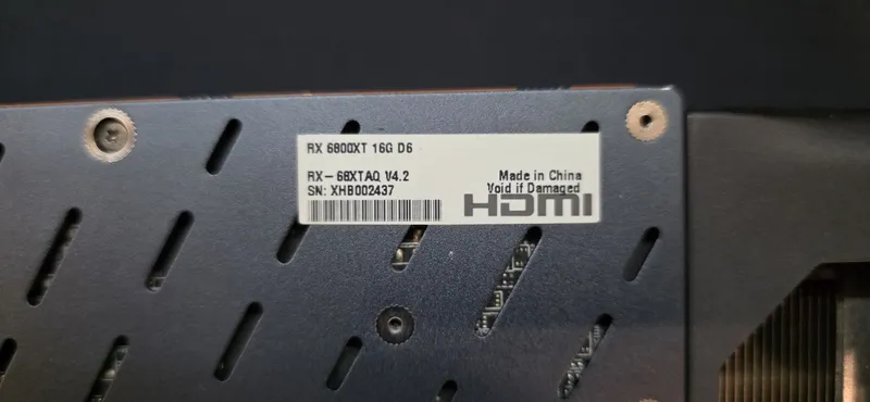 Видеокарта XFX rx6800xt 16gb D6. В идеальном состоянии. Возможен обмен 3