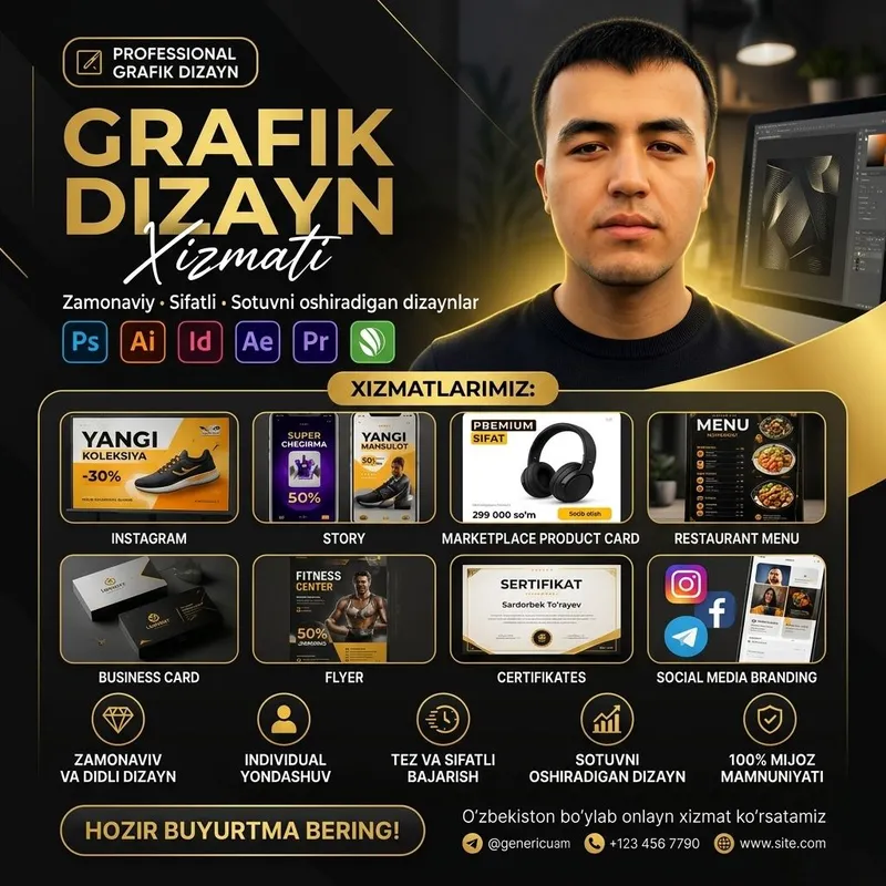 Grafik dizayn | Banner | Story | Marketpleys