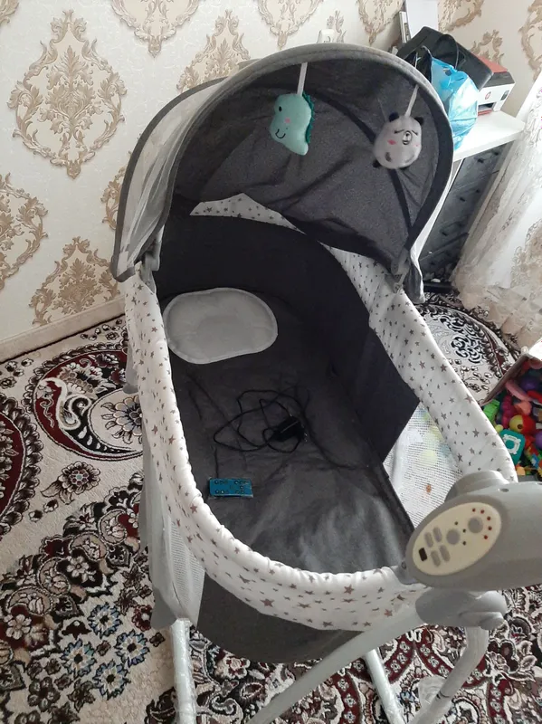Детская люлька, состояние новое, ребёнок не лежал 2 Детская люлька, состояние новое, ребёнок не лежал 2