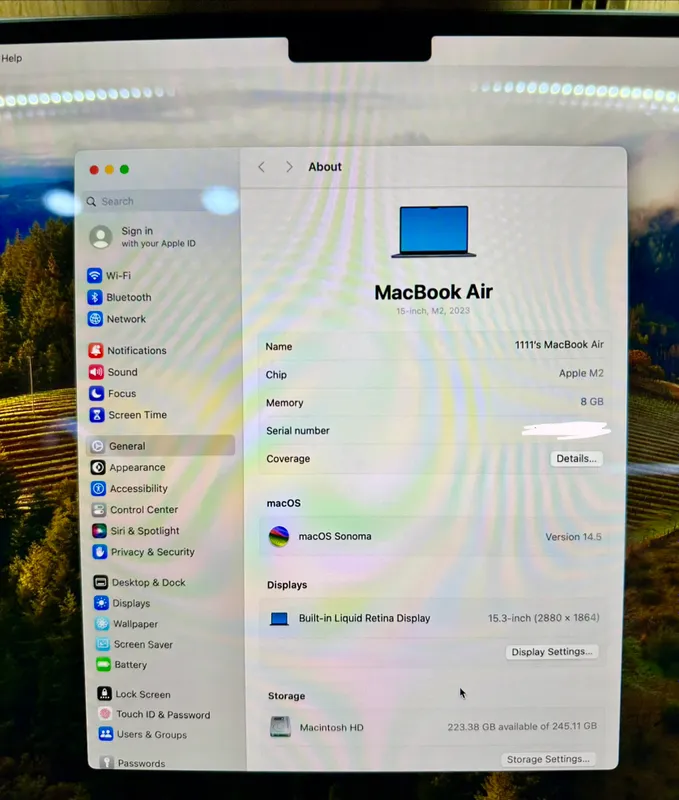 MacBook Air M2 Midnight 15 дюймов (MacBook-Apple) 5 MacBook Air M2 Midnight 15 дюймов (MacBook-Apple) 5
