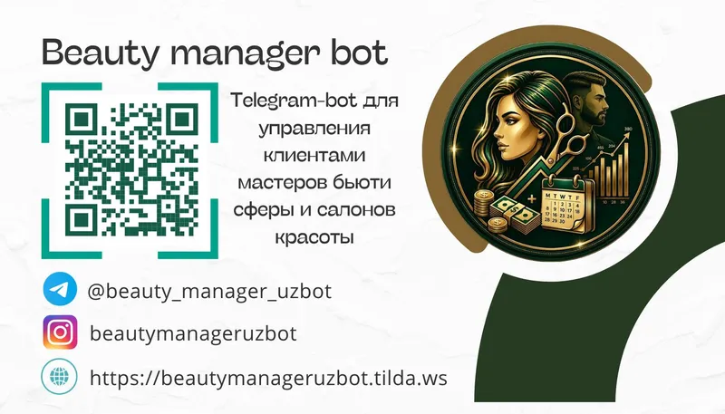 Tayyor IT-loyiha sotiladi — Beauty Manager Bot 2