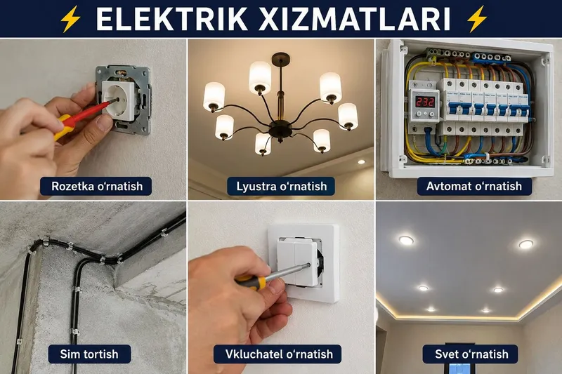 Elektrika xizmati Buxoro va yaqin hududlar. Elektrika xizmati Buxoro va yaqin hududlar.