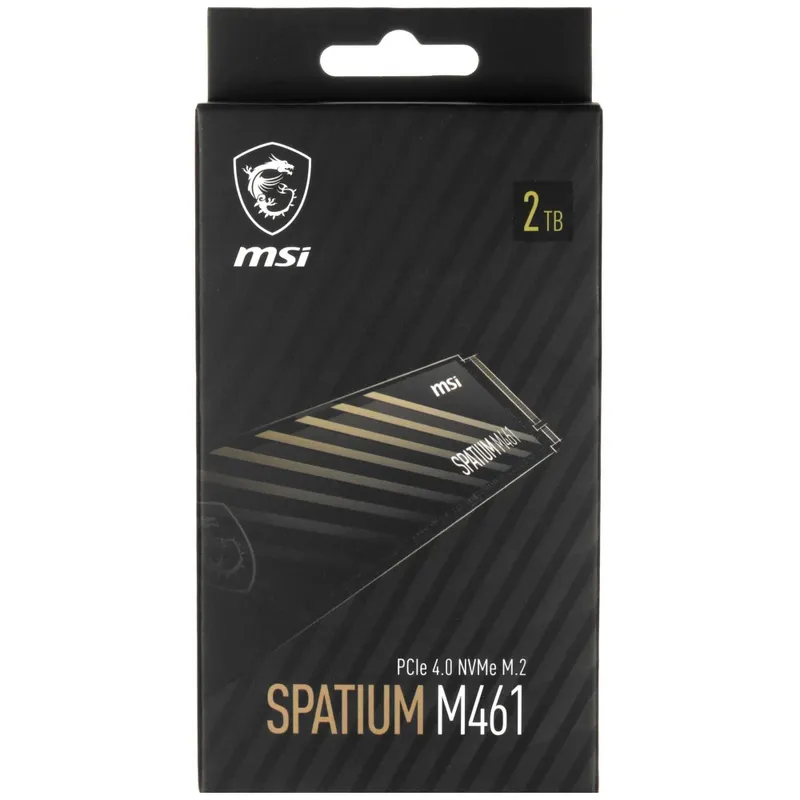 - Твердотельный накопитель SSD M.2 2TB MSI SPATIUM M461 NVMe PCIe 3