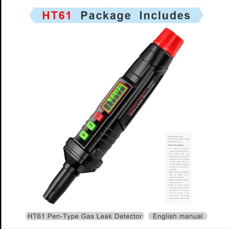 Детектор утечки газа HABOTEST HT61, 0-1000ppm — фото 5