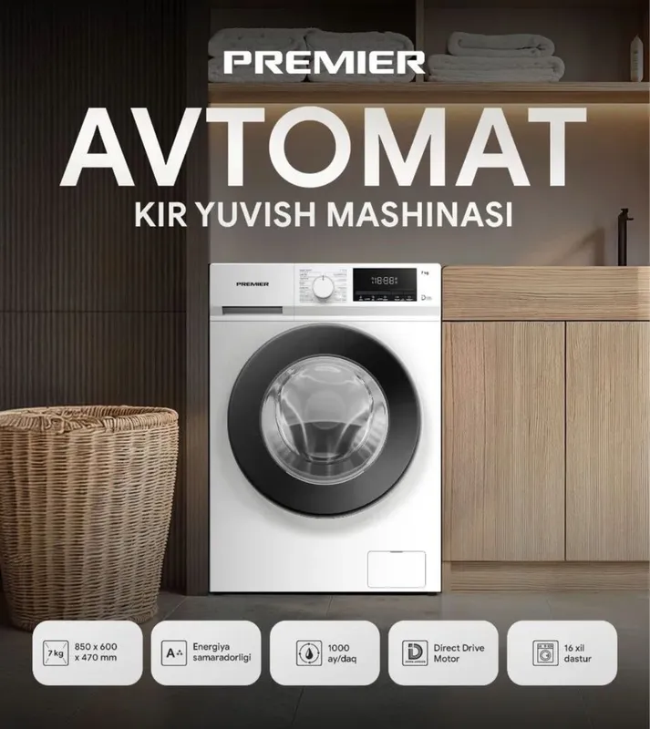 Premier Avtomat mashinka 6,7,8,10 kg