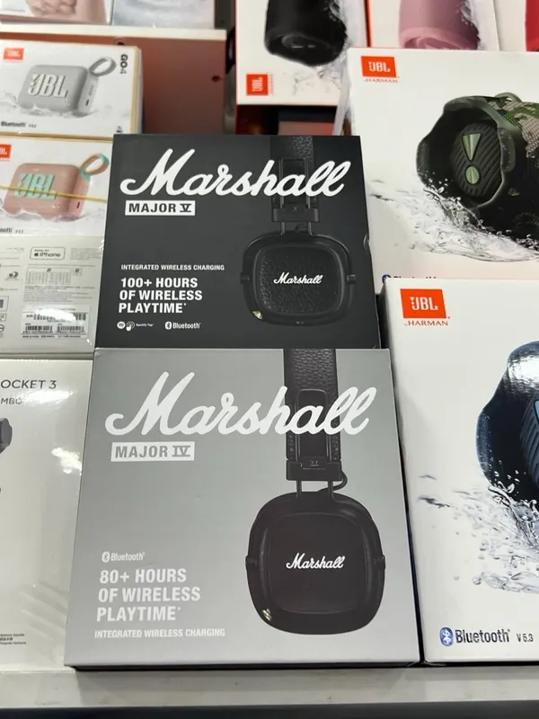 Беспроводные наушники Marshall Minor Major 4, 5 IV, черный — фото 1