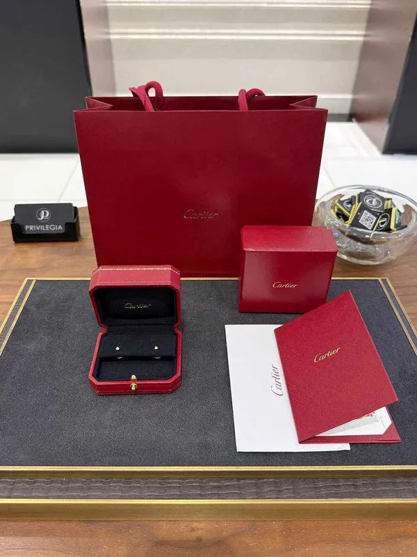 NEW Серьги Cartier D’Amour ygold mini model — фото 2