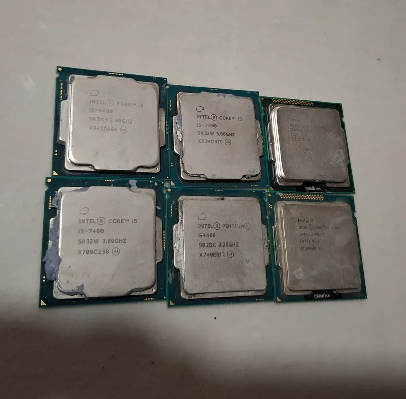 I5 9400. 45$
I5.7400.  35$ 2ta
I5.2400.  8$