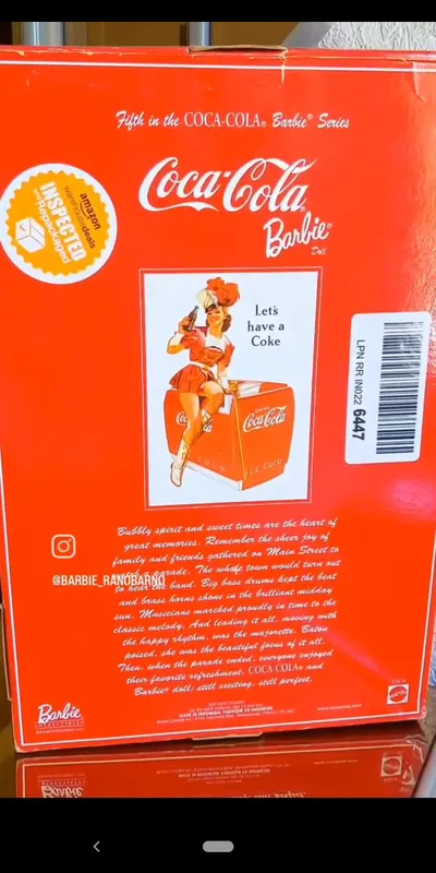 barbie coca cola 2001 — фото 7