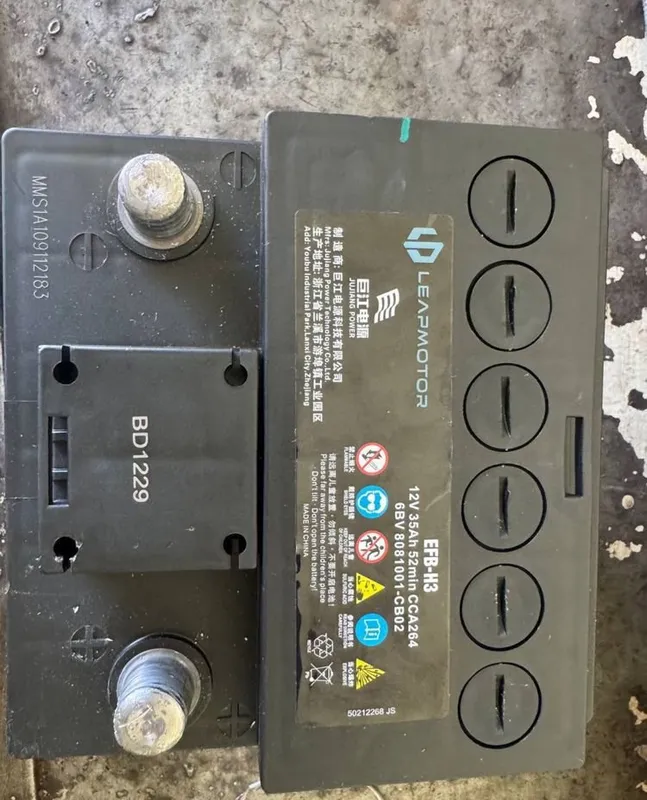 Akkumulaytor leapmotor 34ah CCA 285Ah Akkumulaytor leapmotor 34ah CCA 285Ah