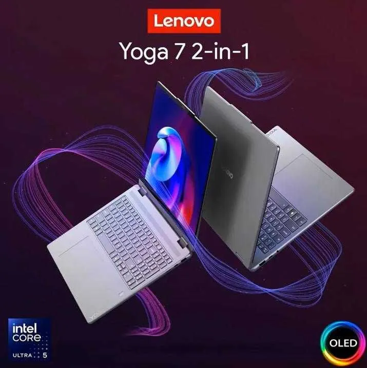 Lenovo Yoga 7 2in1 Ultra 5-226V,16GB,512GB SSD, 1 год Гарантия Nout.uz