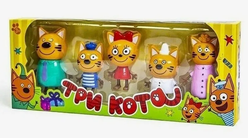 Игрушки: набор «Три кота», пластиковые, 8–10 см, доставка 4 Игрушки: набор «Три кота», пластиковые, 8–10 см, доставка 4