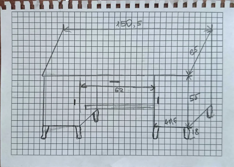 Советский стол из дерева — фото 5