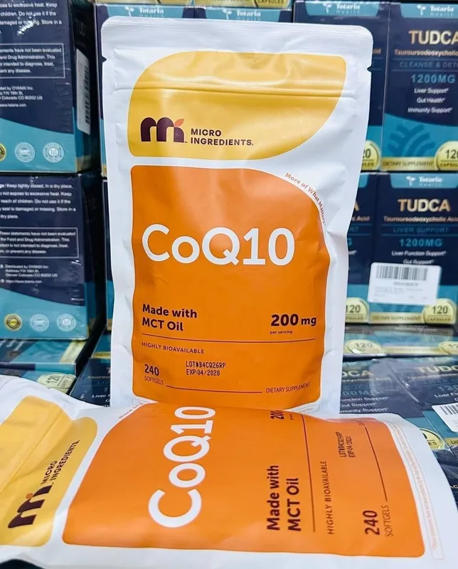 Coq10, Коэнзим,q10 200 mg,240 softgel,micro ingredients, для сердца Coq10, Коэнзим,q10 200 mg,240 softgel,micro ingredients, для сердца