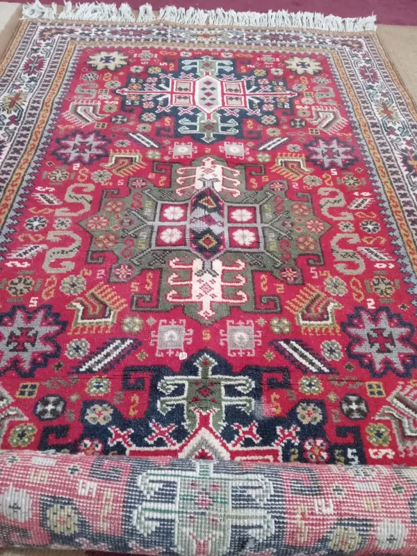 Ковер ручной работы из шерсти (1,00 x 1,80 м) 8