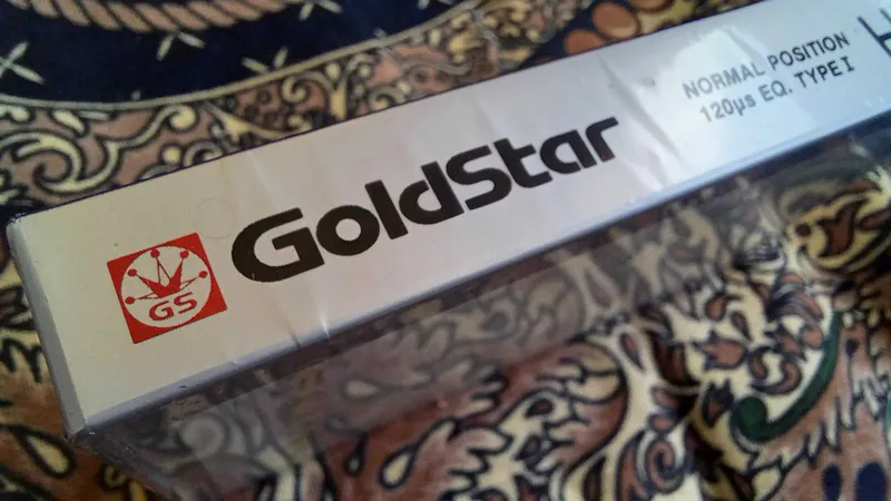 GoldStar Новый 90мин аудио кассета Запечатонное. Сейчас LG 4 GoldStar Новый 90мин аудио кассета Запечатонное. Сейчас LG 4